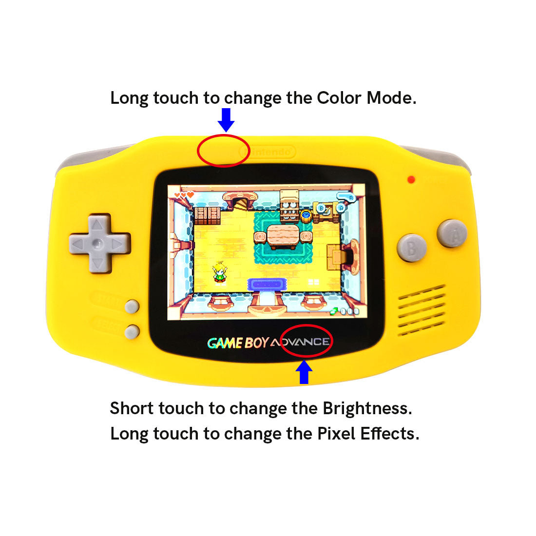 GBA Laminated HD 720 x 480 IPS LCD Backlight Mod (Hispeedido)