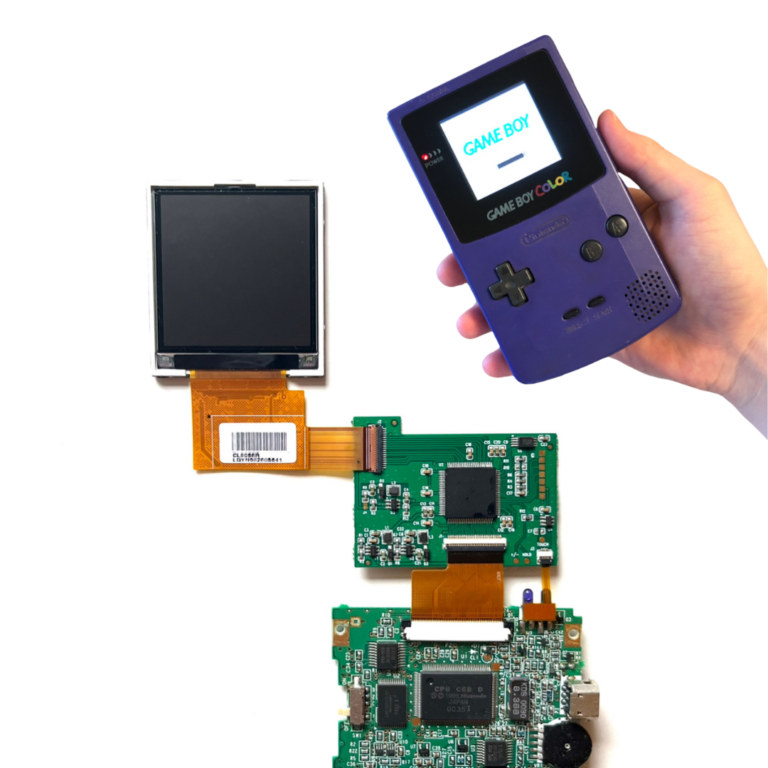 Game Boy Color TFT LCD Drop-In Backlight Mod Kit