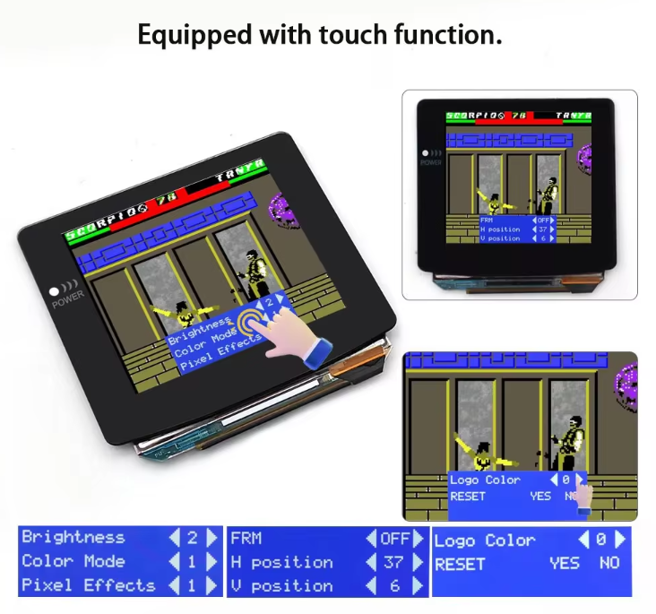 OLED Laminated Touch Screen Display for Game Boy Color (Hispeedido)