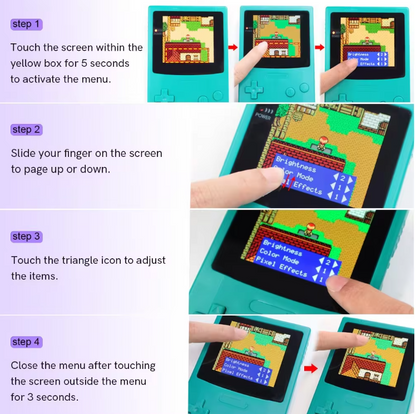 OLED Laminated Touch Screen Display for Game Boy Color (Hispeedido)